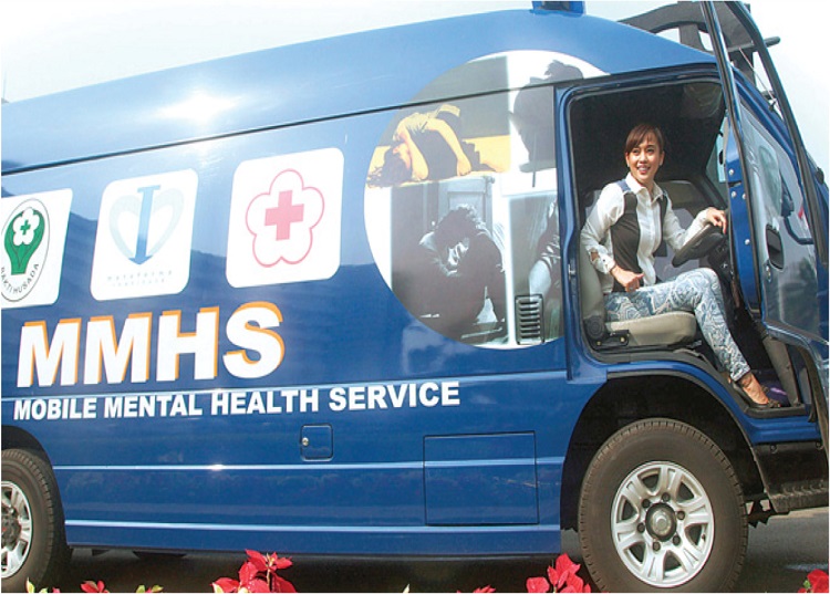 I launched two Mobile Mental Health Service units as a pilot project in 2012. I invited the Ministry of Health to become a partner / Nova Riyanti Yusuf